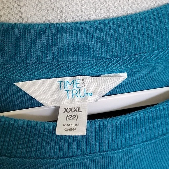 Teal Oversized Sweater - Picture 3 of 6